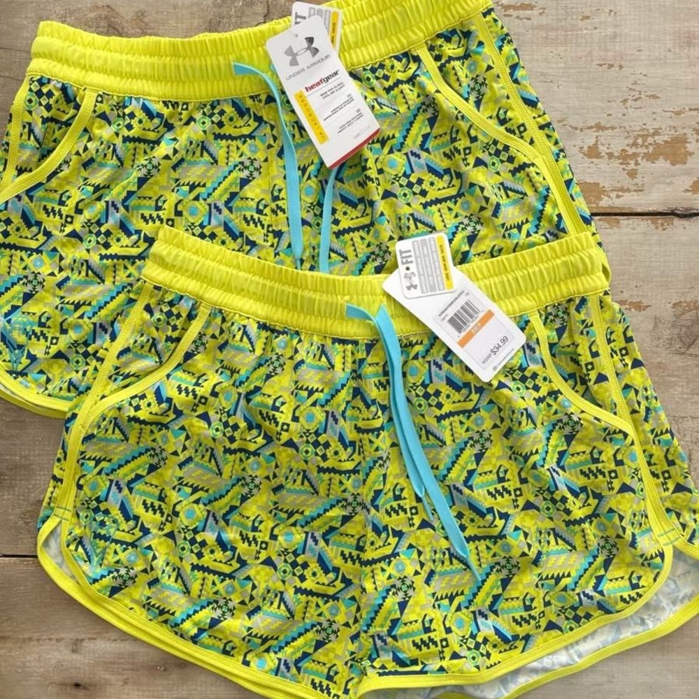 Two pairs of Under Armour lacrosse shorts - small - NWT